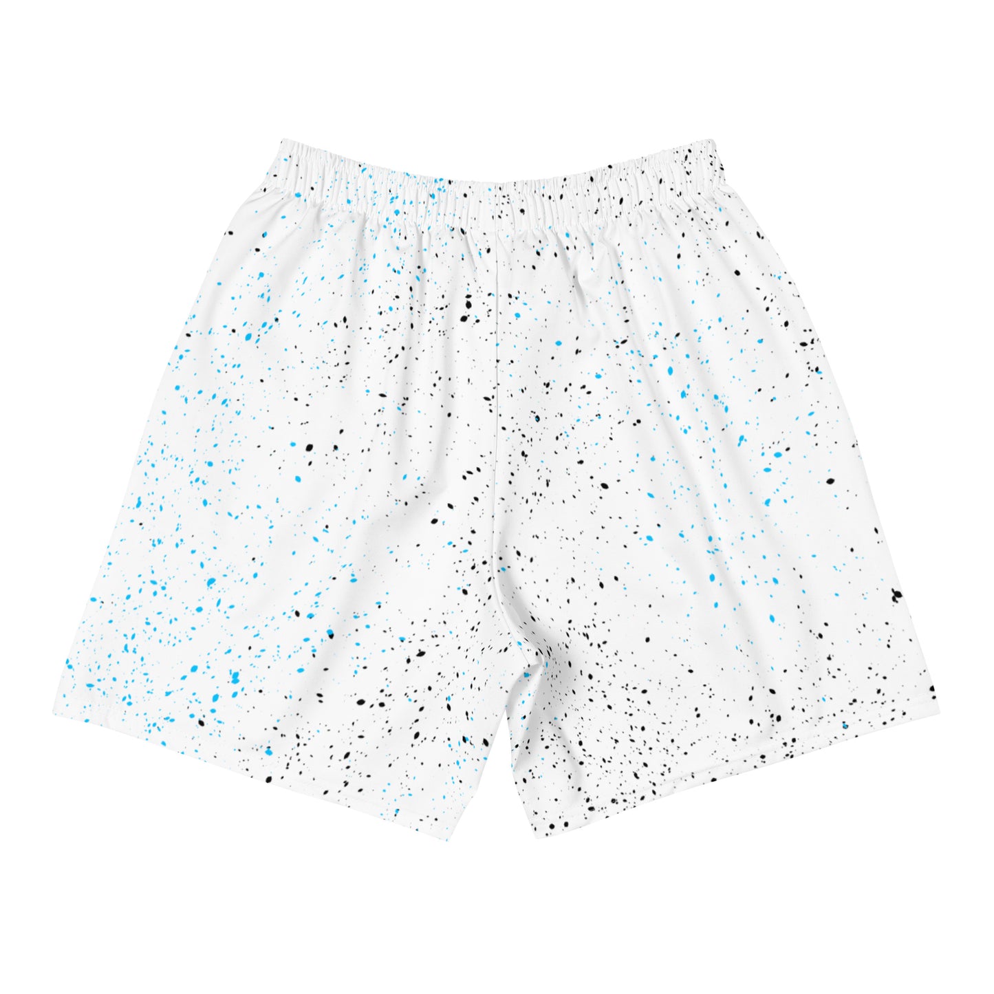 Loud's Black & Blue Speckled Recycled Athletic Shorts