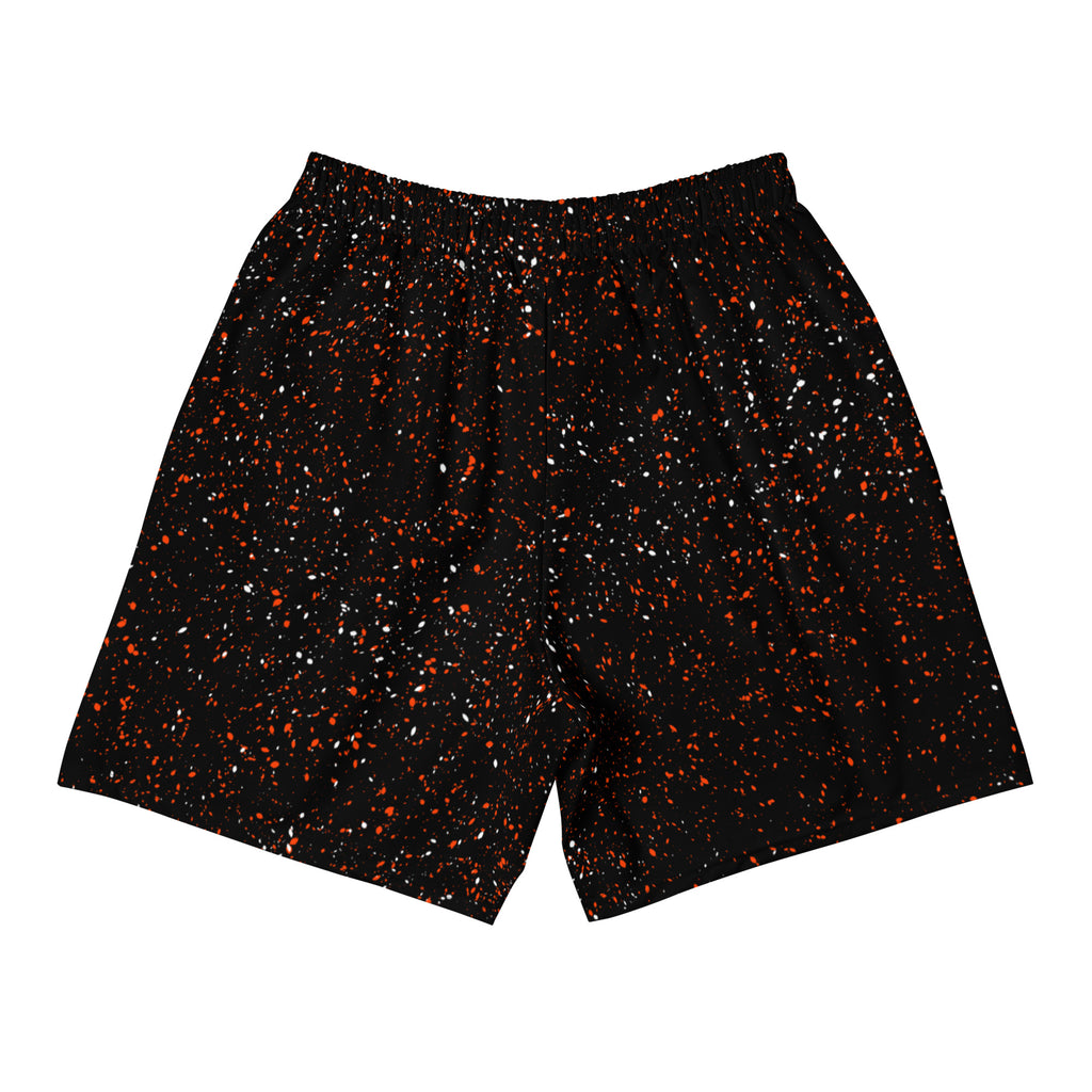 Loud's Red & White Speckled Shorts