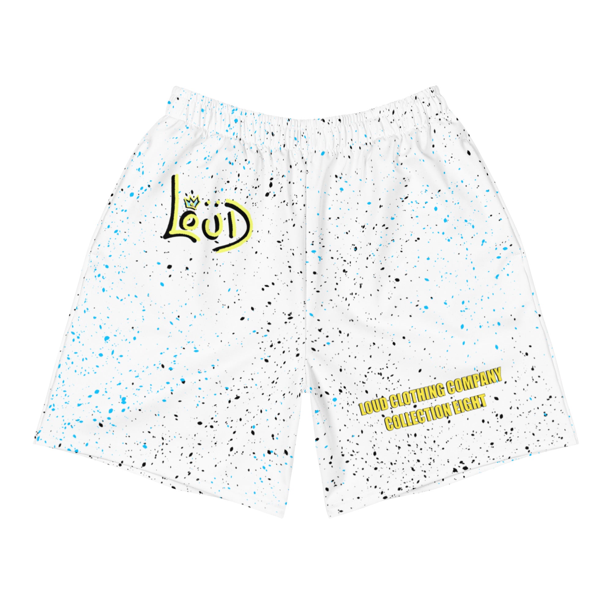 Loud's Black & Blue Speckled Shorts